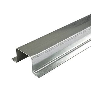 Top Hat Section Galvanised Steel Lining Facia Cladding 900mm Length 1mm Thick