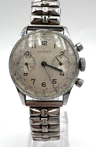 Reloj de pulsera vintage Gallet Multichron cronógrafo. Lote.371 - Imagen 1 de 15