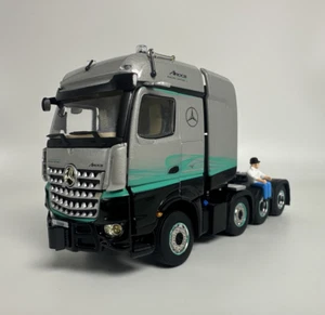 IMC1/50 Mercedes-Benz Actros SLT GigaSpace 8x4 silvery Diecast model Toy NIB - Picture 1 of 9