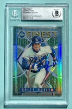 Brett Butler 1995 Topps Finest Refractor Signature Signed Autograph AUTO BAS BGS