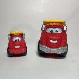 Tonka Lil Chuck And Friends 2010 Chuck And A Mini Chuck Soft Plastic Truck - Picture 1 of 3
