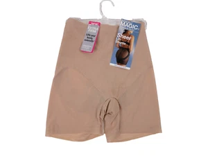 Naomi & Nicole Women's Sheer Waistline Shortie Small NEW Warm Beige - Picture 1 of 4