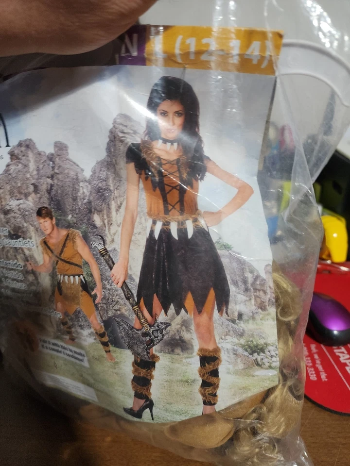 XX 5650 Disfraz Mujer Adulta Cueva Niña Vida Ficción Foto 1 de 1