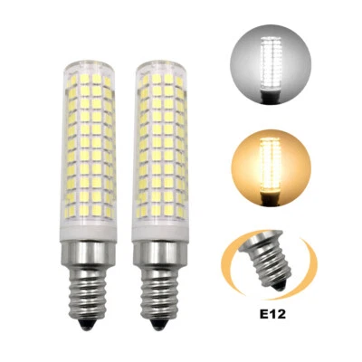 2pcs E12 C7 Candelabra LED Bulb 110V 10W 136-2835SMD Ceramics Light  US Stock H - Image 1 of 4
