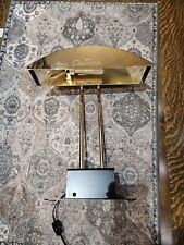 Vintage Art Deco Style Brass And Metal Piano Stand Light Lamp by Yamaha