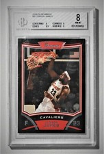 2008 Topps Bowman LEBRON JAMES #3. BGS 8 NM-MT