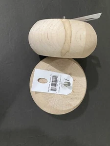 Artesian Large Hardwood Bun Foot (2 Pack) - Picture 1 of 8