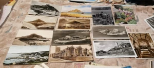 POSTCARDS VINTAGE X 10 ENGLAND CORNWALL SET 7 MULLION ST MICHAEL'S MOUNT MORE - Picture 1 of 2