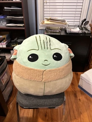 Squishmallow Star Wars XL 20" The Child Baby Yoda Grogu Mandalorian Jumbo  - Image 1 of 4