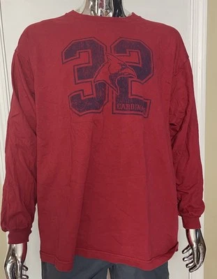 Colorado Brand Varsity Theme 长袖 T 恤红色男式 XL — 第 1/4 张图片