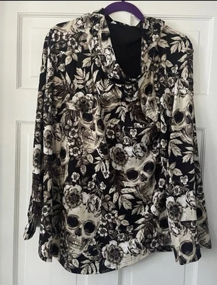 Lularoe Amber Hoodie Skeleton Large Or Small NWT - Image 1 of 3