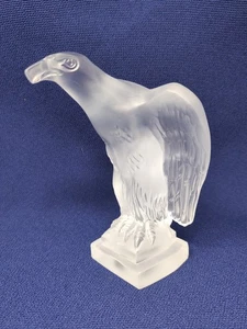 AQUILA CECA IN VETRO DI DESNA - STILE ART DECO - MODELLO 28103/190 STATUETTA AQUILA - Foto 1 di 9