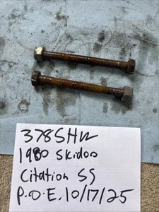 1980 Skidoo Citation Ss Front Ski Mounting Hardware Bolts 378 - Picture 1 of 6