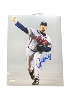 John Smoltz Signed Autographed 11x14 Photo Atlanta Braves MLB JSA COA - Picture 1 of 3