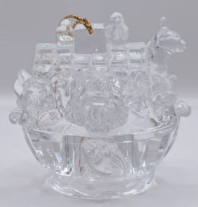 Arche Noah Acryl Ornament ca. 3" x 3" x 2,5" Menge 2 Ornamente! - Bild 1 von 4