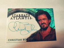 Rittenhouse Stargate Atlantis Season Two Christian Bocher Torrell Autograph Card