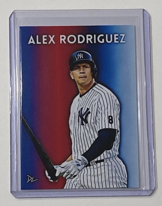 Alex Rodriguez Limited Edition Artist Signed New York Yankees Card 4/10 - Image 1 of 2
