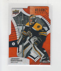21/22 UD Allure Boston Bruins Jeremy Swayman Orange Slice Rookie RC card #146. rookie card picture