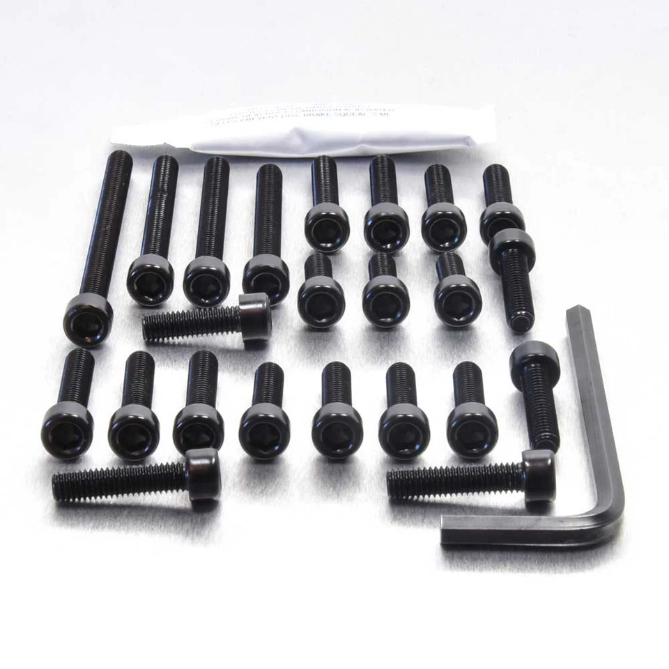 Honda XR650 R 00+ Black Engine Screw Kit - Image 1 of 1