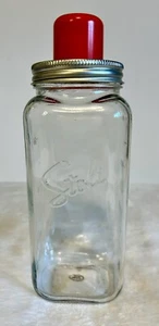 STOLI Wodka Glas Cocktail Shaker mit Zitrone/Limette Sieb Deckel Kappe 9" - Bild 1 von 5