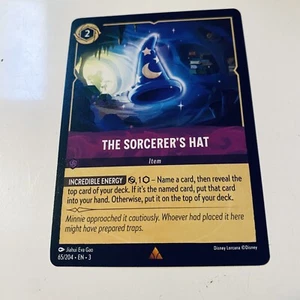 The Sorcerer's Hat - 65/204 - Into The Inklands - Cold Foil - Disney Lorcana TCG - Picture 1 of 2