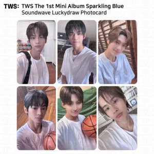 TWS 1st Mini Album Sparkling Blue Soundwave Luckydraw Photocard KPOP K-POP - Picture 1 of 20