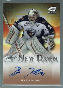 2015-16 Leaf Genesis New Dawn AUTO #ND-RK1 Ryan Kubic
