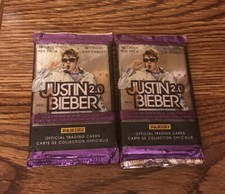2011 Panini Justin Bieber 2.0 Trading Cards 2 Opened Packs 