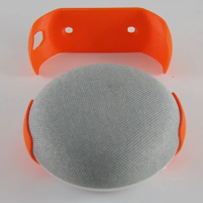 3D-CORNER Google Home Mini support de plafond support mural protection fixation étui orange