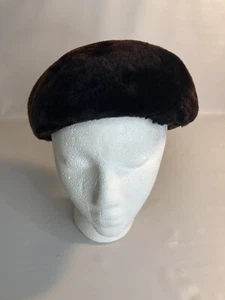 The Forecast Kaufmans Pittsburgh Brown Pillbox Womens Vintage Hat - Picture 1 of 5