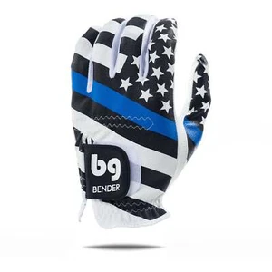 USA Blue Line Mesh Golf Glove - Picture 1 of 2