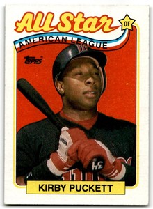 1989 Topps All Stars Kirby Puckett Minnesota Twins #403