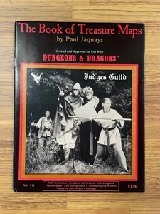 AD&D Judges Guild Playing Aid #113: The Book of Treasure Maps Signed EX AF1 - Picture 1 of 6