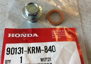 Genuine Honda CBF125M Oil Drain -  Sump Plug 90131KRM840 - Boom - Picture 1 of 4