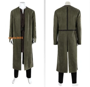 The Lord of the Rings Aragorn Outfits Boots Cloak Halloween Lot Cosplay Costume  - Picture 1 of 35