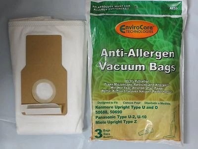 15 Kenmore 50688 50690 Upright Allergen Filtration Cloth Vacuum Cleaner Bags   - Image 1 of 3