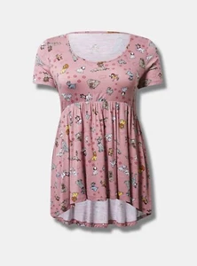 Camisa Top Torrid Disney Perros Rosa Nueva Con Etiquetas Nueva 3X - Imagen 1 de 11