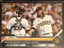 2023 Topps Now #215 Austin Nola Josh Hader San Diego Padres