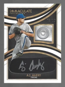 A J Alexy 2022 Panini Immaculate Collection Buttons Autographs Auto 3/10 - Picture 1 of 5