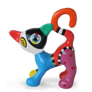 MINI ESCULTURA JACKY ZEGERS - GATO BILLY - L 7 CM - #25 - FIGURA ARTÍSTICA - Imagen 1 de 2