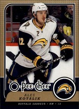2008-09 O-Pee-Chee Buffalo Sabres Hockey Card #434 Ales Kotalik