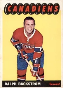 1965-66 Topps Hockey #73 Ralph Backstrom NM *RC7 - Picture 1 of 2