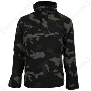 CNM Brandit Military Dark Camouflage Pull Over Jacket Coat Windbreaker - Picture 1 of 7