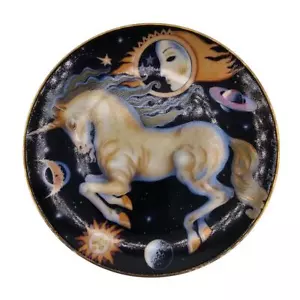 Very Rare Vintage 1994 The Last Unicorn Celestial Plate by Brookman 8" - Picture 1 of 5