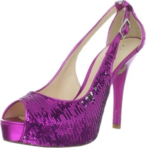 GUESS sandalo donna Hondola2 plateau pompa rosa multi texture 7,5 M nuovo con scatola - Foto 1 di 7