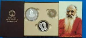 India Swami Chinmayananda Presentation Pack Coins 2016-ZZIAA - Picture 1 of 12