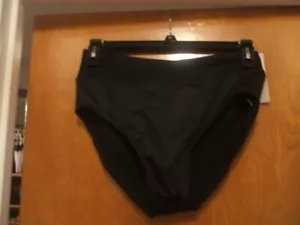 Miraclesuit Black Swim Bottoms Seperates 14 NWT High Cut Leg 68902 Swimsuit New - Picture 1 of 13