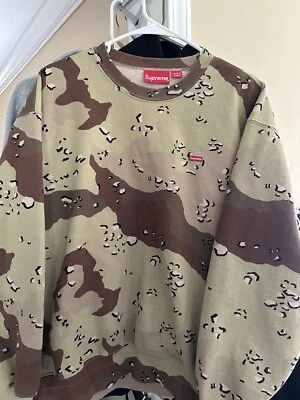 Supreme Camo Crew Neck Sweater - Image 1 of 3