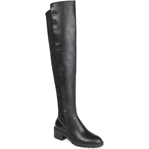 Journee Collection Aryia OvertheKnee Boots in Black Size 6 eBay