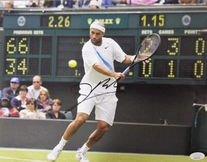 James Blake Tennisstar signiert 11x14 mattes Foto JSA authentifiziert - Bild 1 von 2